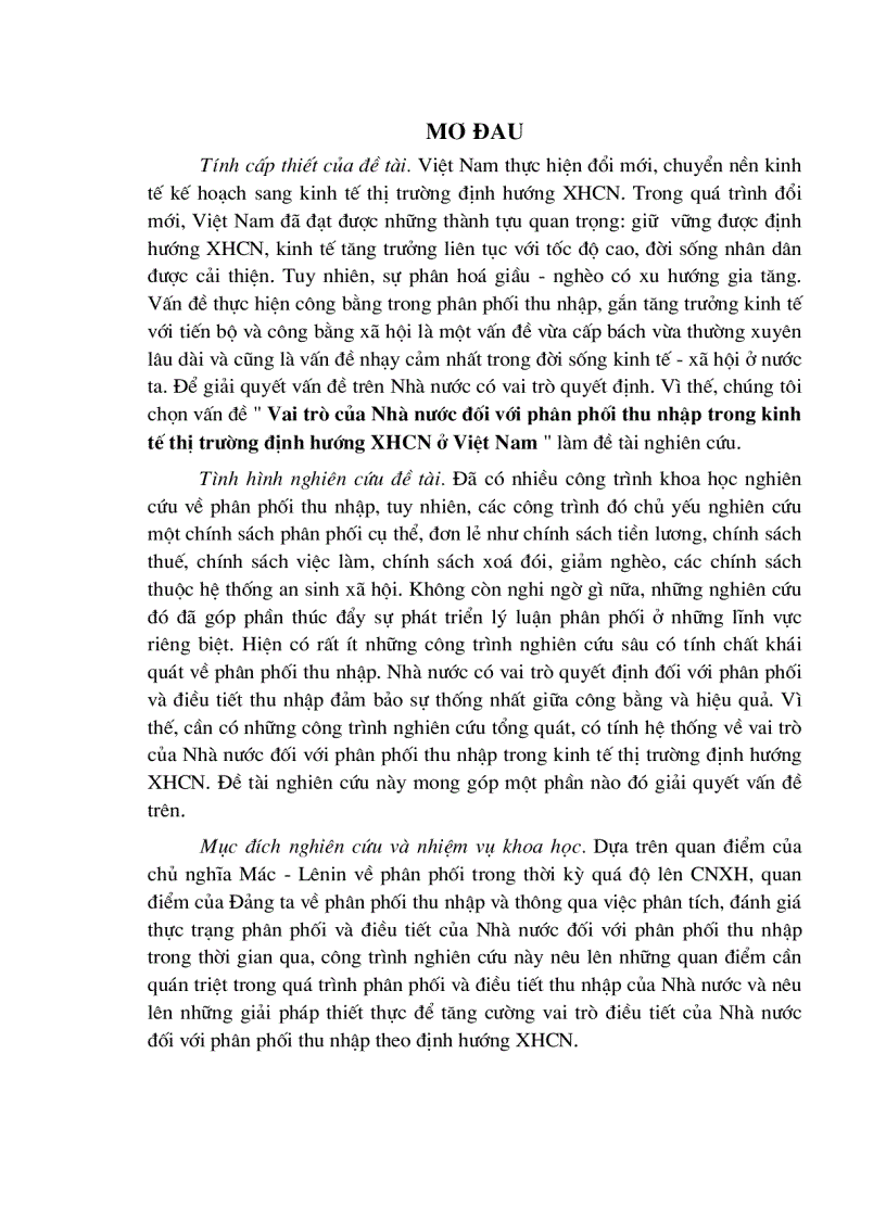 image for page Vai trò của Nhà nước đối với phân phối thu nhập trong kinh tế thị trường định hướng XHCN ở Việt Nam
