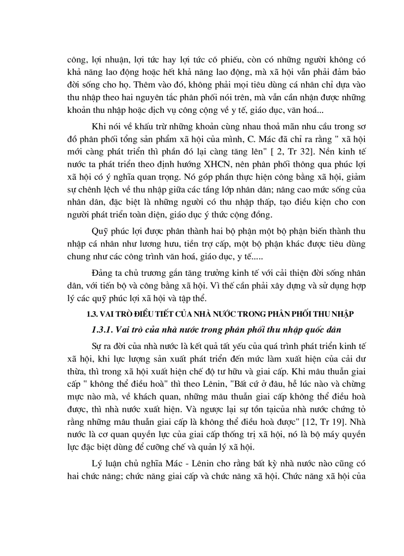 image for page Vai trò của Nhà nước đối với phân phối thu nhập trong kinh tế thị trường định hướng XHCN ở Việt Nam