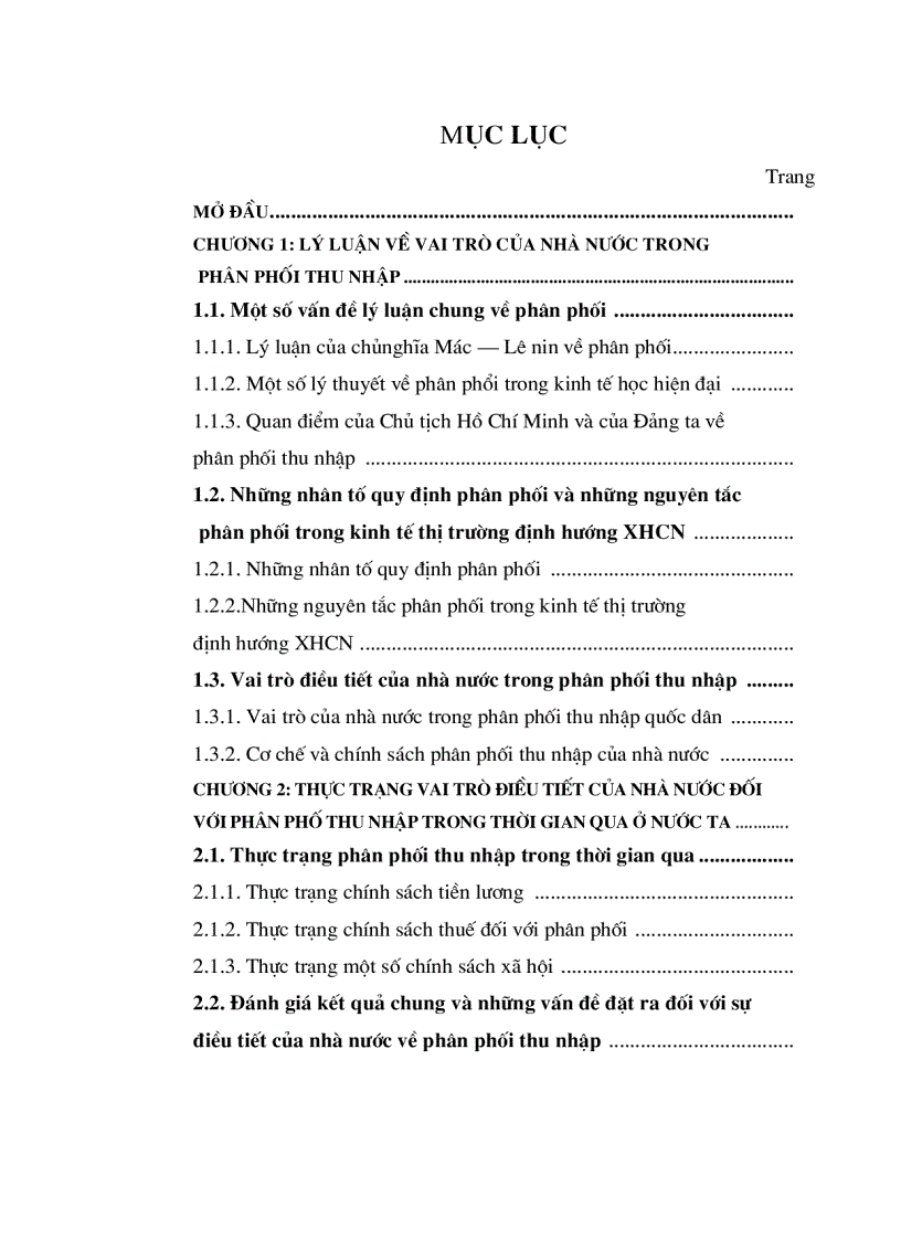 image for page Vai trò của Nhà nước đối với phân phối thu nhập trong kinh tế thị trường định hướng XHCN ở Việt Nam