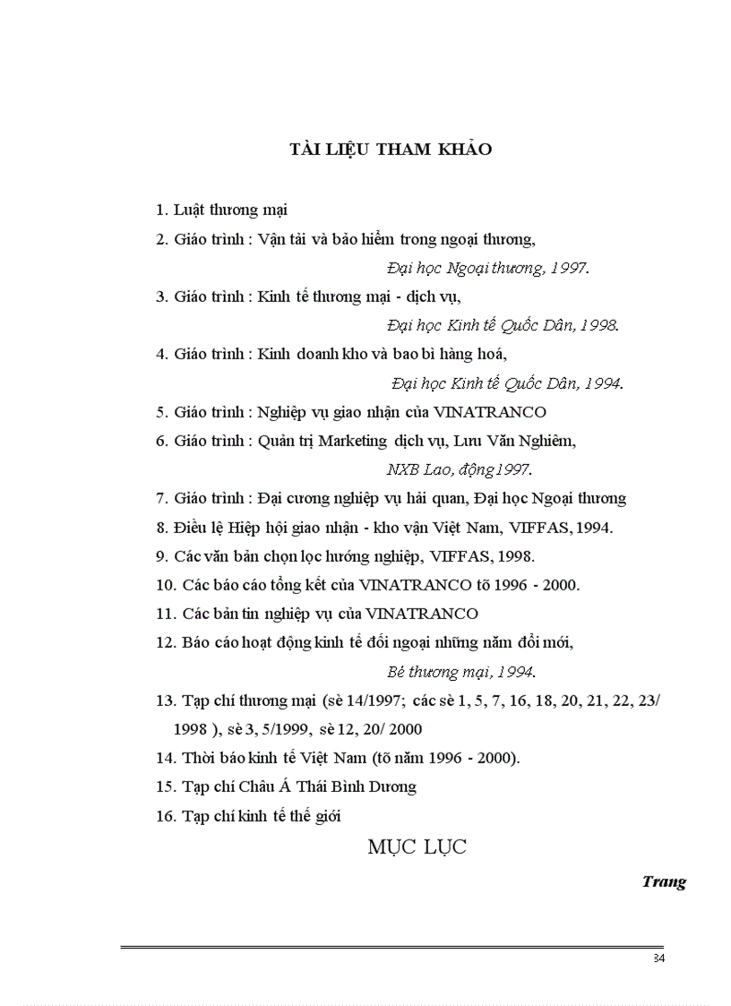 image for page Một số giảI pháp nhằm đẩy mạnh nghiệp vụ giao nhận vận chuyển hàng hoá xuất nhập khẩu bằng đừòng hàng không ở Công ty VINATRANCO