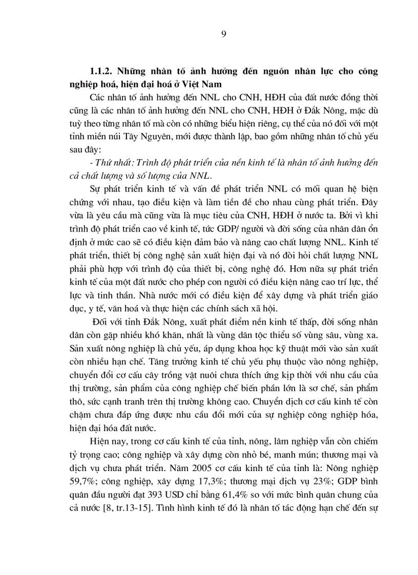 image for page Nguồn nhân lực cho công nghiệp hóa và hiện đại hóa ở tỉnh Đắk Nông