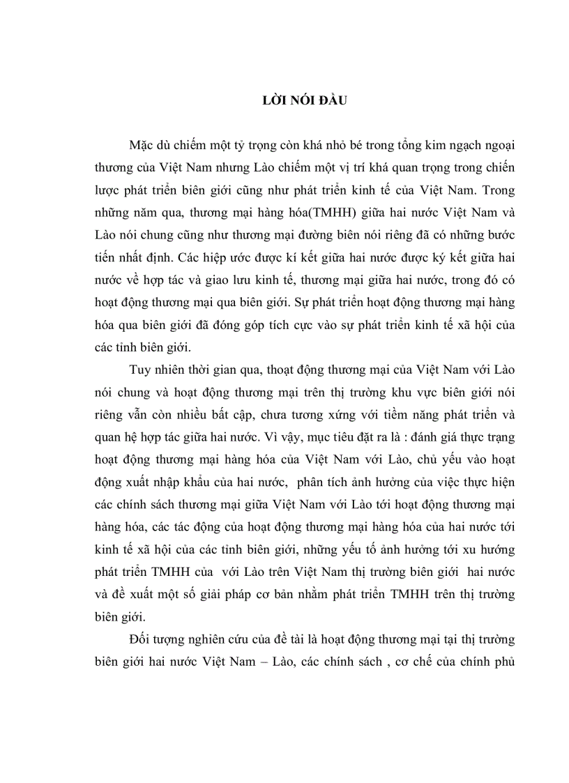 image for page Giaỉ pháp nhằm thúc đẩy hoạt động TMHH qua biên giới đường bộ Việt Nam - Lào.