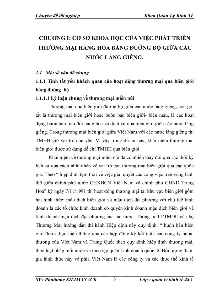 image for page Giaỉ pháp nhằm thúc đẩy hoạt động TMHH qua biên giới đường bộ Việt Nam - Lào.