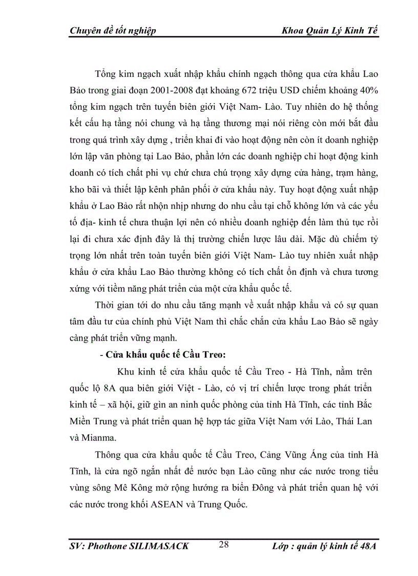 image for page Giaỉ pháp nhằm thúc đẩy hoạt động TMHH qua biên giới đường bộ Việt Nam - Lào.