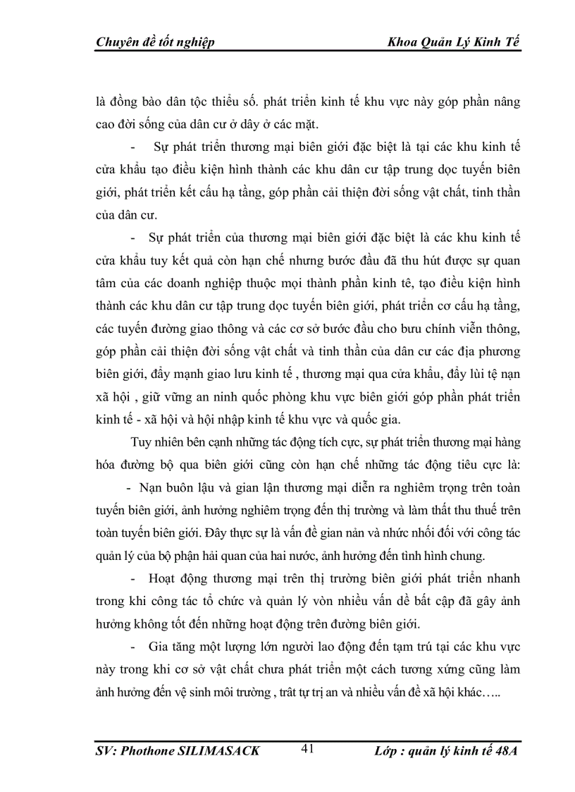 image for page Giaỉ pháp nhằm thúc đẩy hoạt động TMHH qua biên giới đường bộ Việt Nam - Lào.
