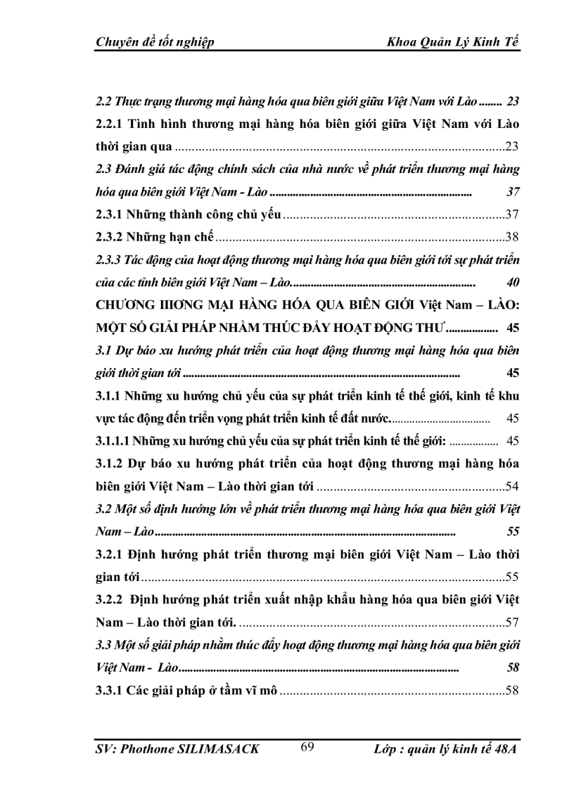 image for page Giaỉ pháp nhằm thúc đẩy hoạt động TMHH qua biên giới đường bộ Việt Nam - Lào.