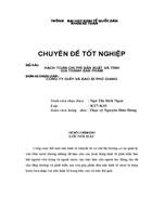 Hạch toán chi phí sản xuất và tính giá thành sản phẩm tại Công ty giấy và bao bì Phú Giang