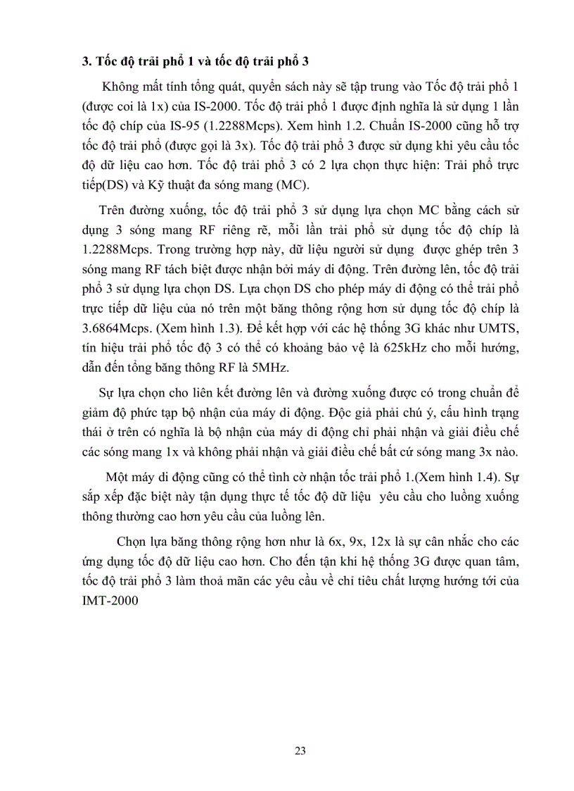 image for page Nghiên cứu quy trình chuyến đổi lên mạng thông tin di động thế hệ 3 sử dụng công nghệ CDMA