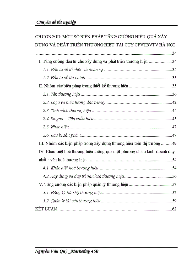 image for page Xây dựng và phát triển thương hiệu tại công ty CPVTBVTV Hà Nội - Thực trạng và giải pháp