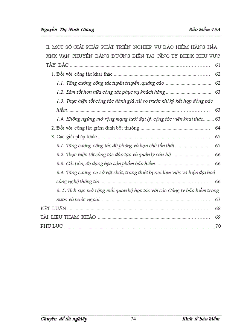image for page Thực trạng triển khai nghiệp vụ bảo hiểm hàng húa XNK vận chuyển bằng đường biển tại Cụng ty BHDK Khu vực Tõy Bắc
