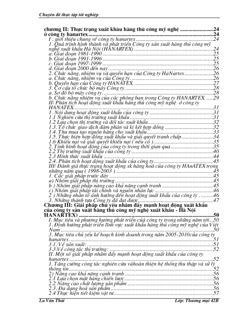 image for page Một số giải pháp nhằm thúc đẩy hoạt động xuất khẩu hàng thủ công mỹ nghệ ở Công ty HANARTEX