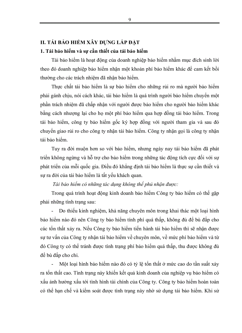 image for page Tình hình triển khai nghiệp vụ tái bảo hiểm xây dựng lắp đặt tại tổng công ty cổ phần tái bảo hiểm quốc gia Việt Nam