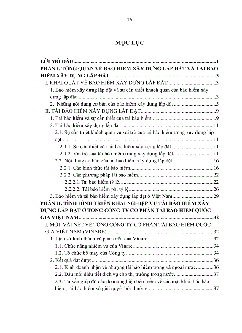 image for page Tình hình triển khai nghiệp vụ tái bảo hiểm xây dựng lắp đặt tại tổng công ty cổ phần tái bảo hiểm quốc gia Việt Nam