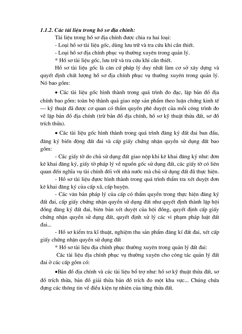 image for page Cơ sở khoa học và căn cứ pháp lý để thiết lập hệ thống hồ sơ địa chính