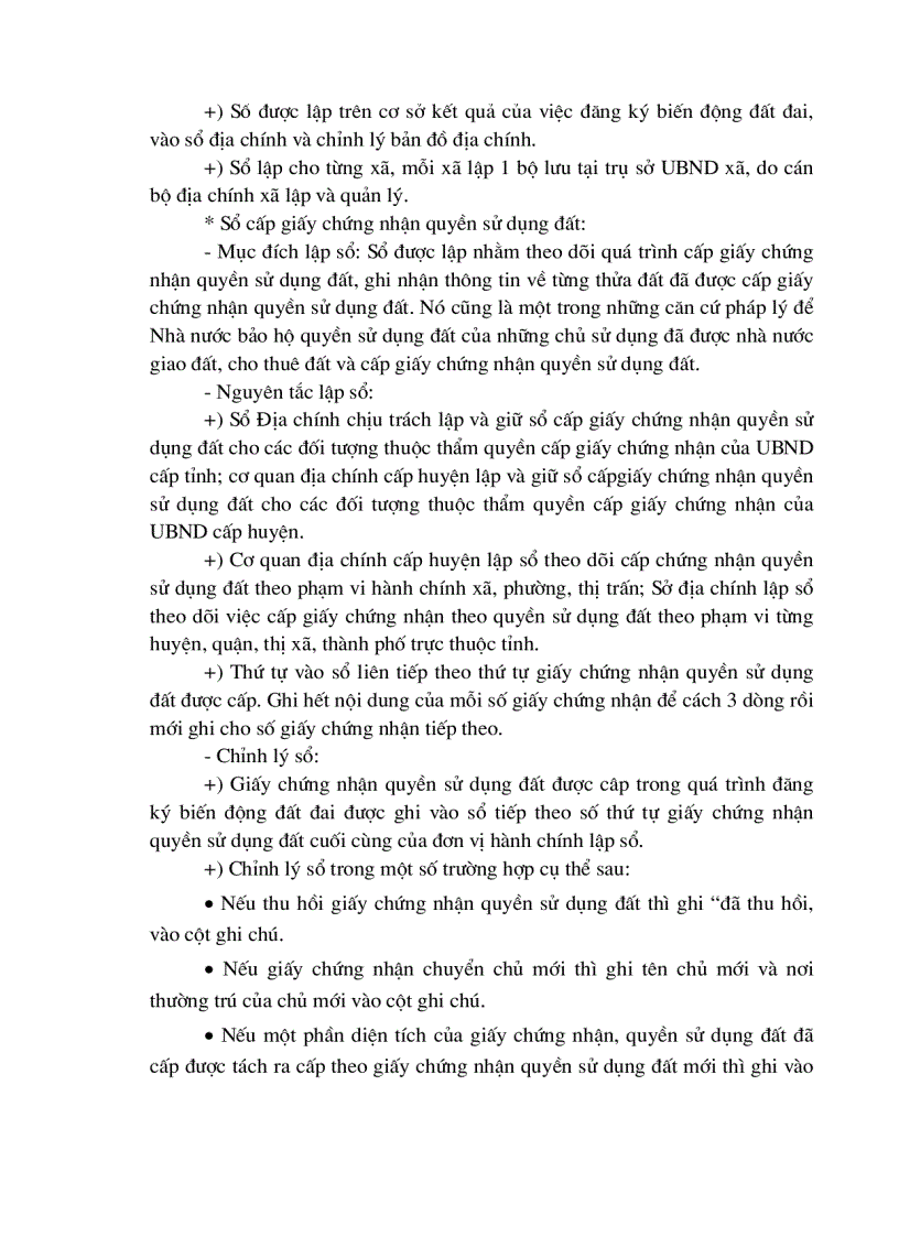 image for page Cơ sở khoa học và căn cứ pháp lý để thiết lập hệ thống hồ sơ địa chính