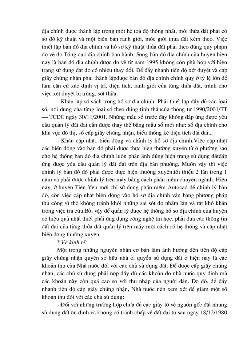 image for page Cơ sở khoa học và căn cứ pháp lý để thiết lập hệ thống hồ sơ địa chính