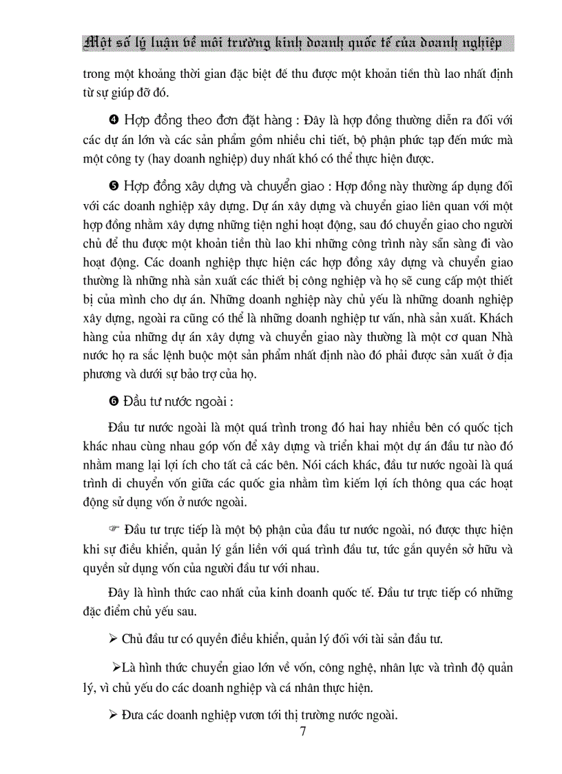 image for page Một số lý luận về môi trường kinh doanh quốc tế của doanh nghiệp