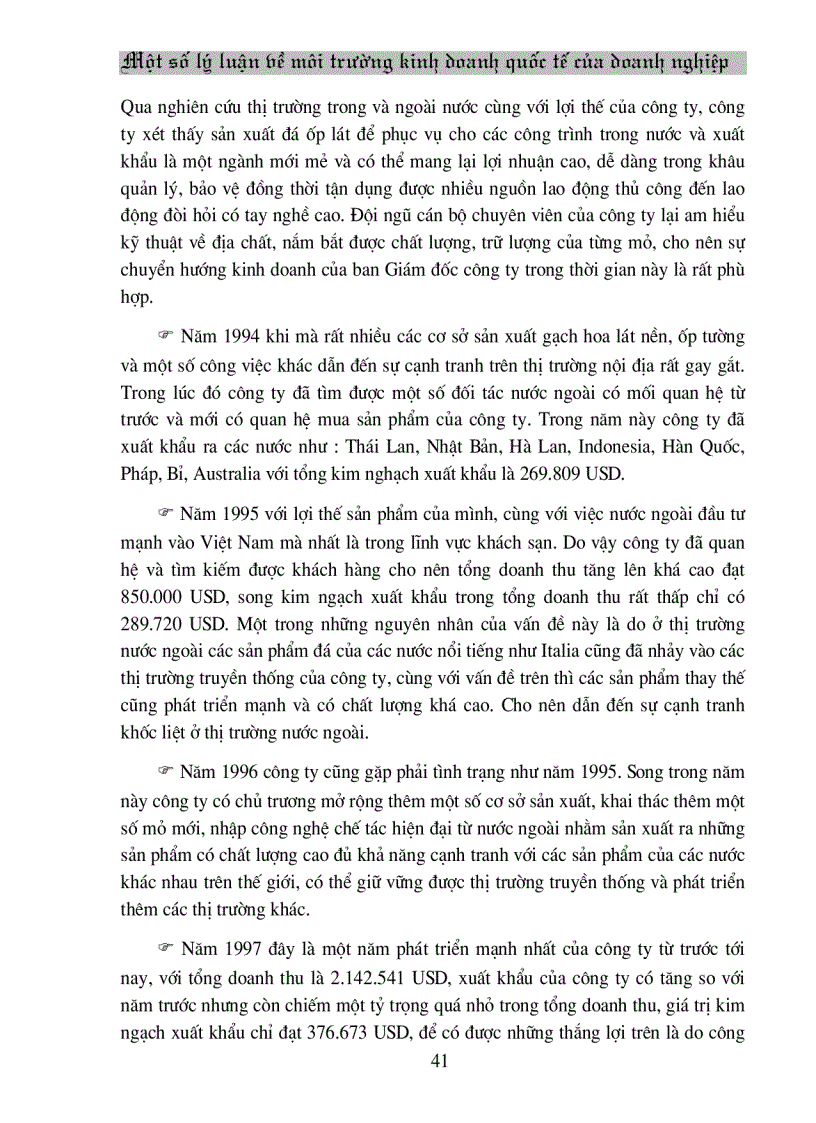 image for page Một số lý luận về môi trường kinh doanh quốc tế của doanh nghiệp