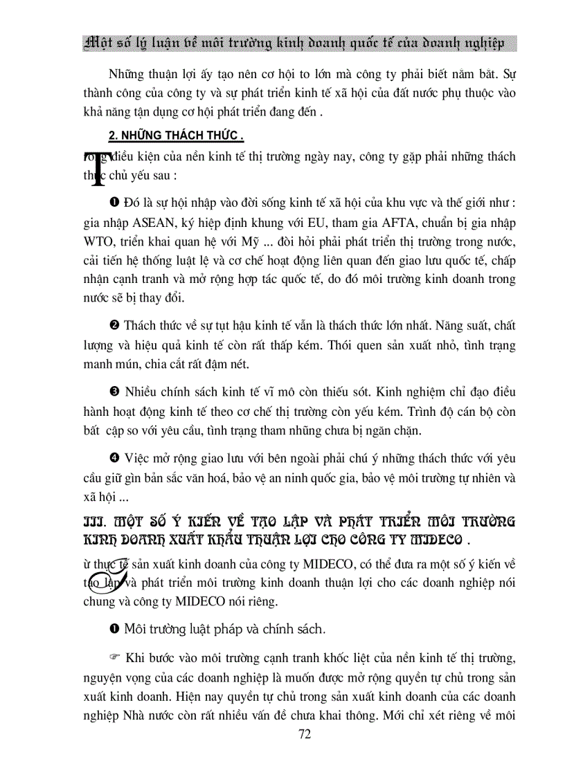 image for page Một số lý luận về môi trường kinh doanh quốc tế của doanh nghiệp