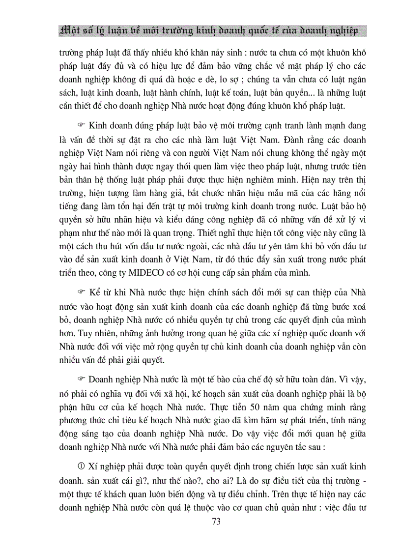 image for page Một số lý luận về môi trường kinh doanh quốc tế của doanh nghiệp