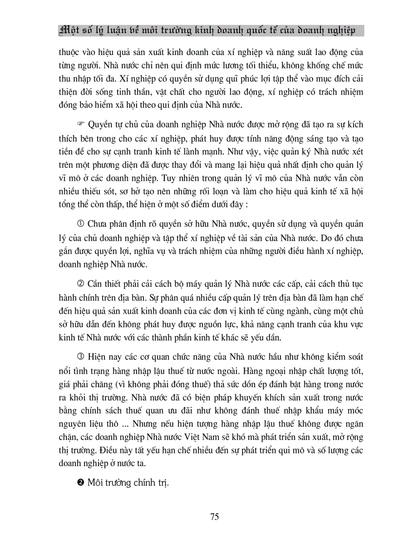 image for page Một số lý luận về môi trường kinh doanh quốc tế của doanh nghiệp