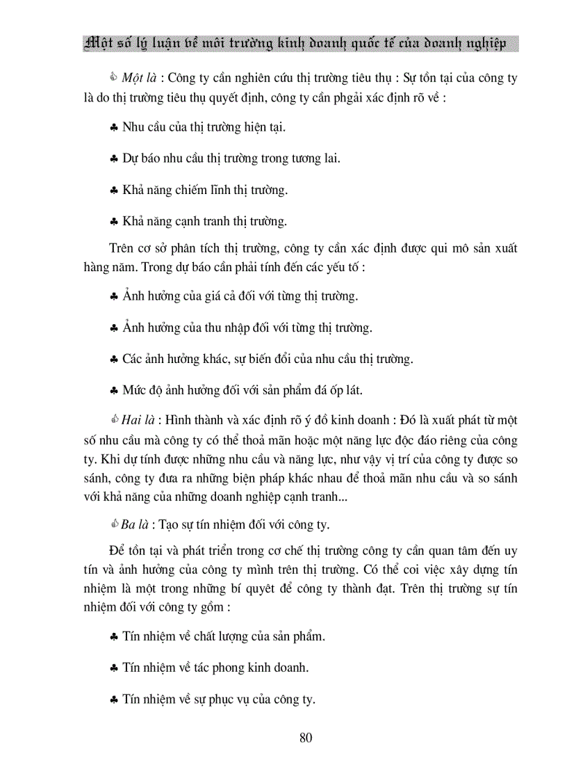 image for page Một số lý luận về môi trường kinh doanh quốc tế của doanh nghiệp