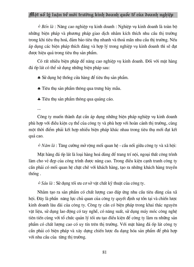 image for page Một số lý luận về môi trường kinh doanh quốc tế của doanh nghiệp