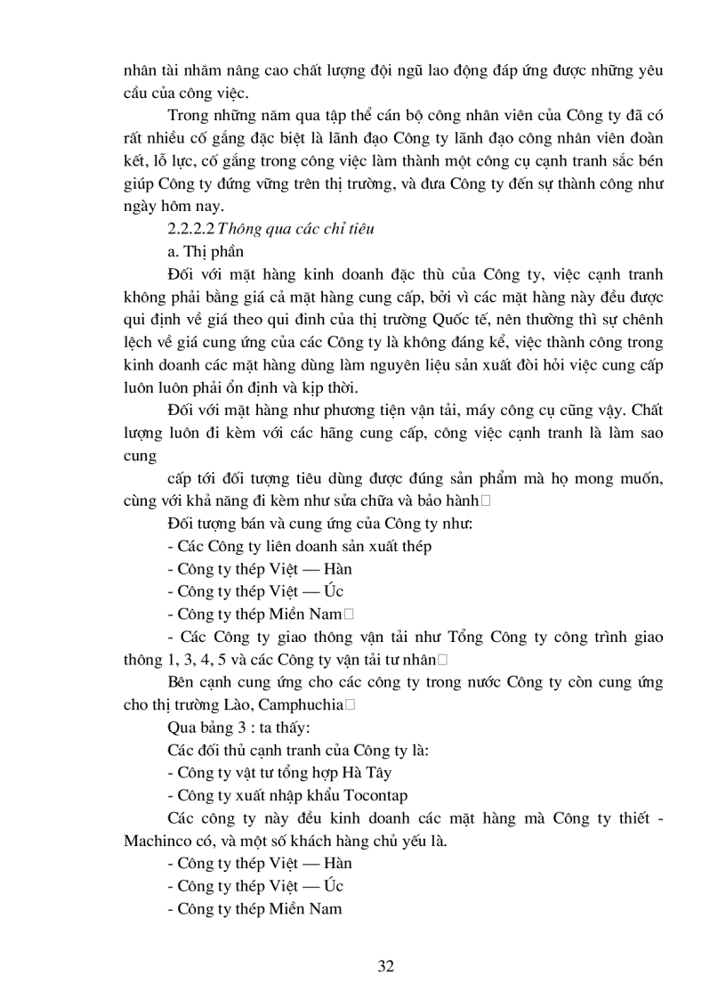 image for page Nâng cao khả năng cạnh tranh của Công ty thiết bị - Machinco