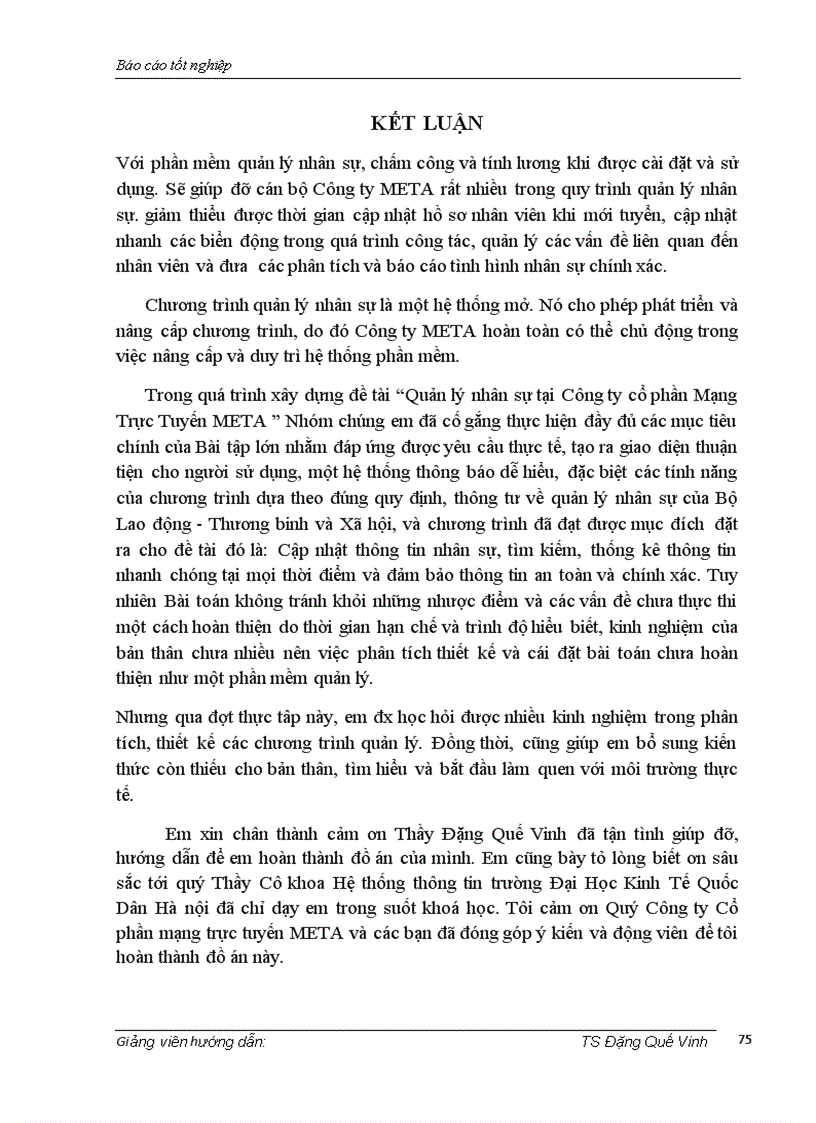 image for page Xây dựng phần mềm quản lý nhân sự trong Công ty cổ phần mạng trực tuyến MeTa