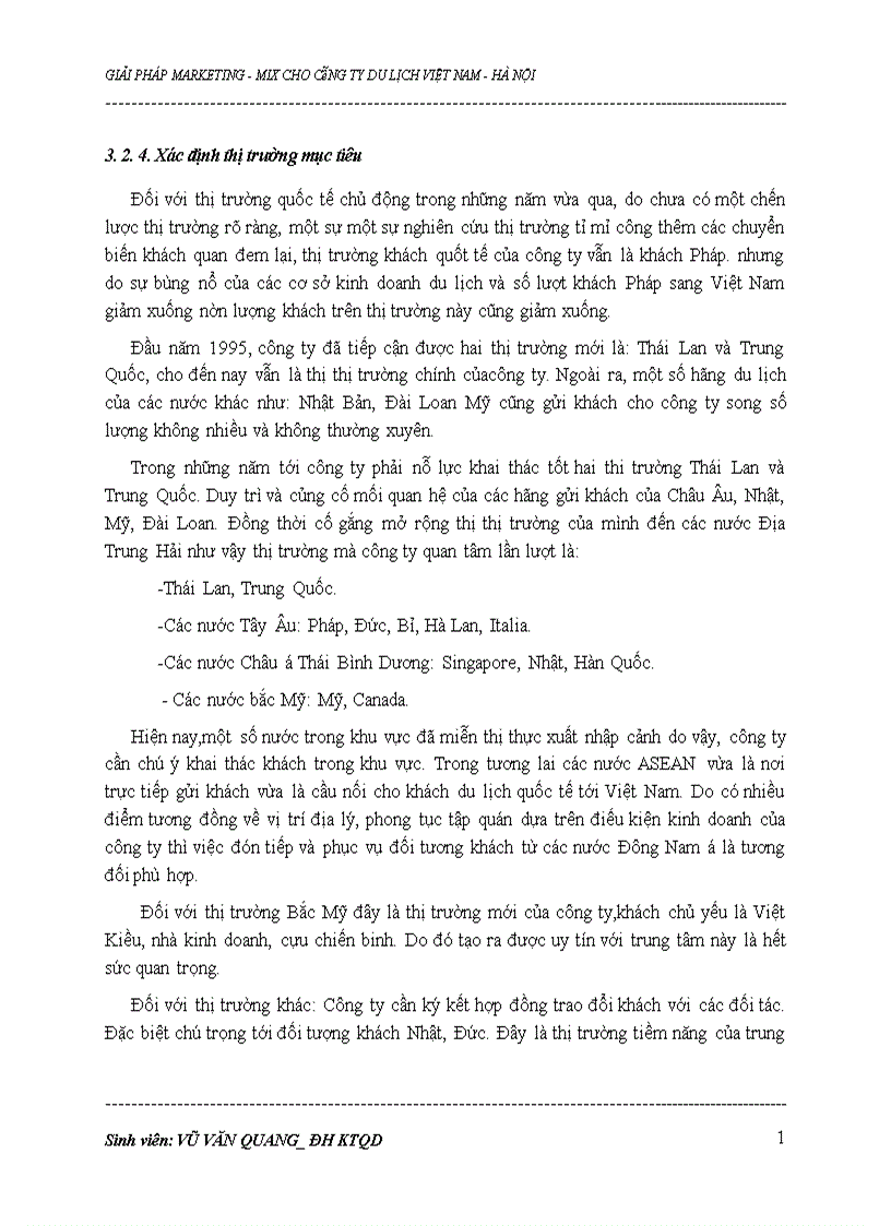 image for page Xây dựng các giải pháp marketing-mix cho công ty du lịch Việt Nam tại Hà Nội