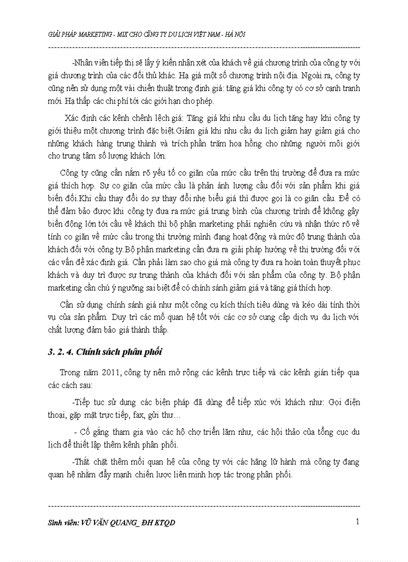 image for page Xây dựng các giải pháp marketing-mix cho công ty du lịch Việt Nam tại Hà Nội