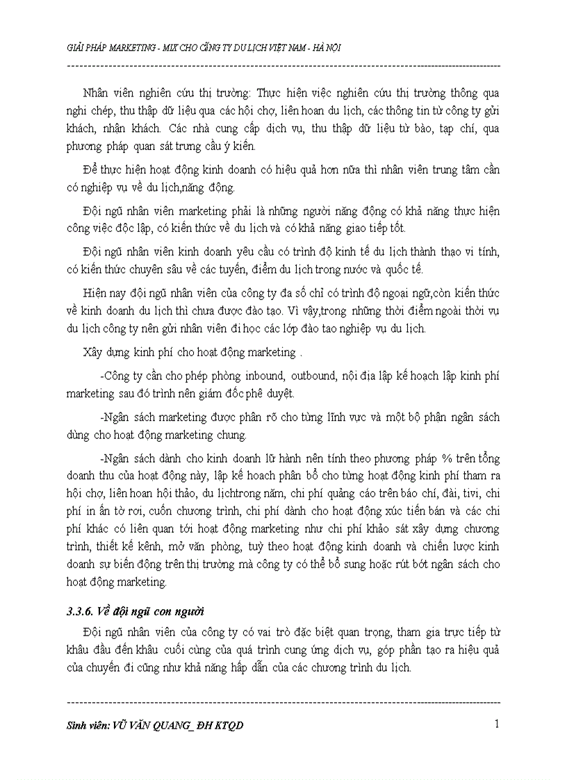 image for page Xây dựng các giải pháp marketing-mix cho công ty du lịch Việt Nam tại Hà Nội