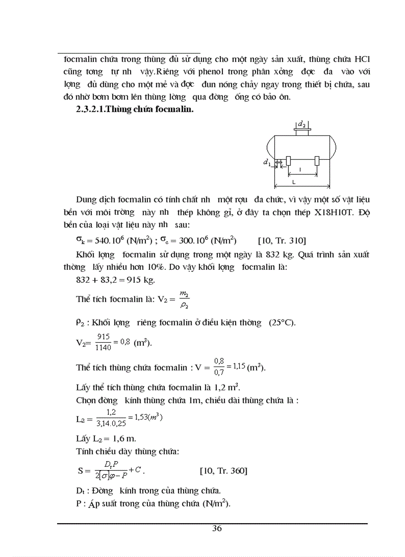 image for page Thiết kế dây chuyền sản xuất nhựa phenolfomandehit dạng novolac theo phương pháp gián đoạn với năng suất 300 tấn/năm