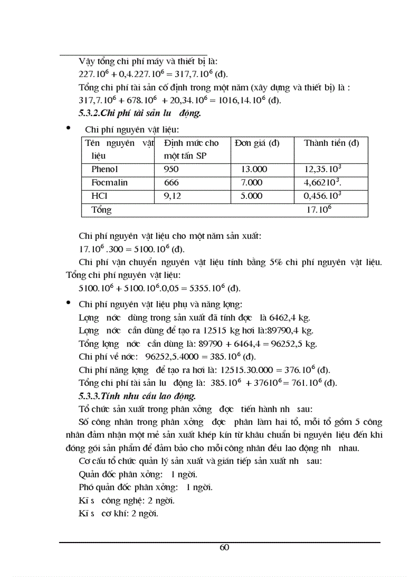 image for page Thiết kế dây chuyền sản xuất nhựa phenolfomandehit dạng novolac theo phương pháp gián đoạn với năng suất 300 tấn/năm
