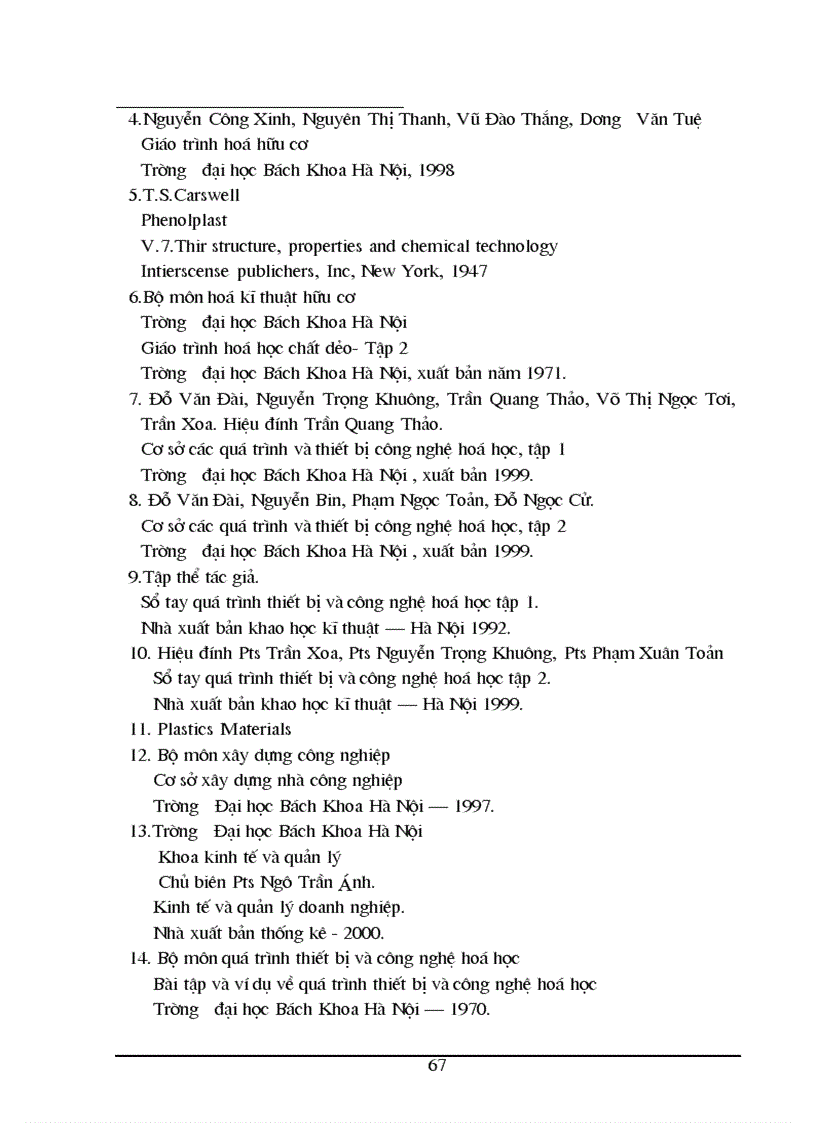 image for page Thiết kế dây chuyền sản xuất nhựa phenolfomandehit dạng novolac theo phương pháp gián đoạn với năng suất 300 tấn/năm