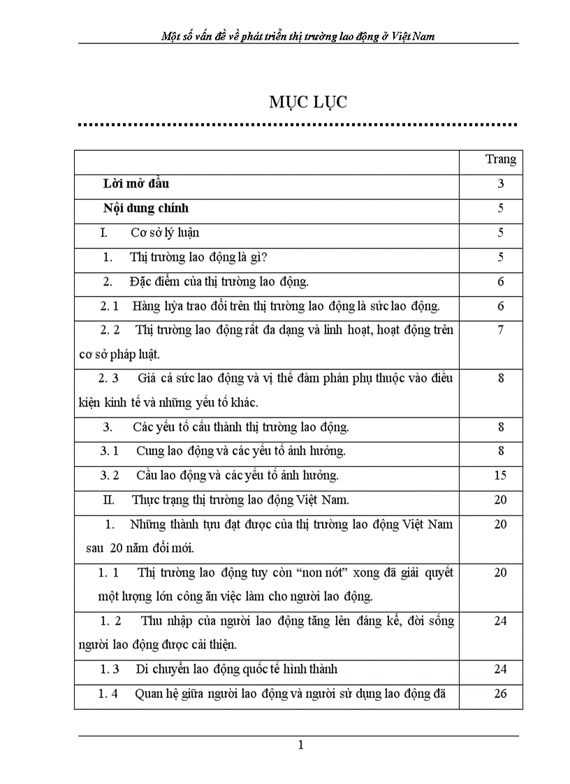 image for page Một số vấn đề về phát triển thị trường lao động Việt Nam những năm gần đây