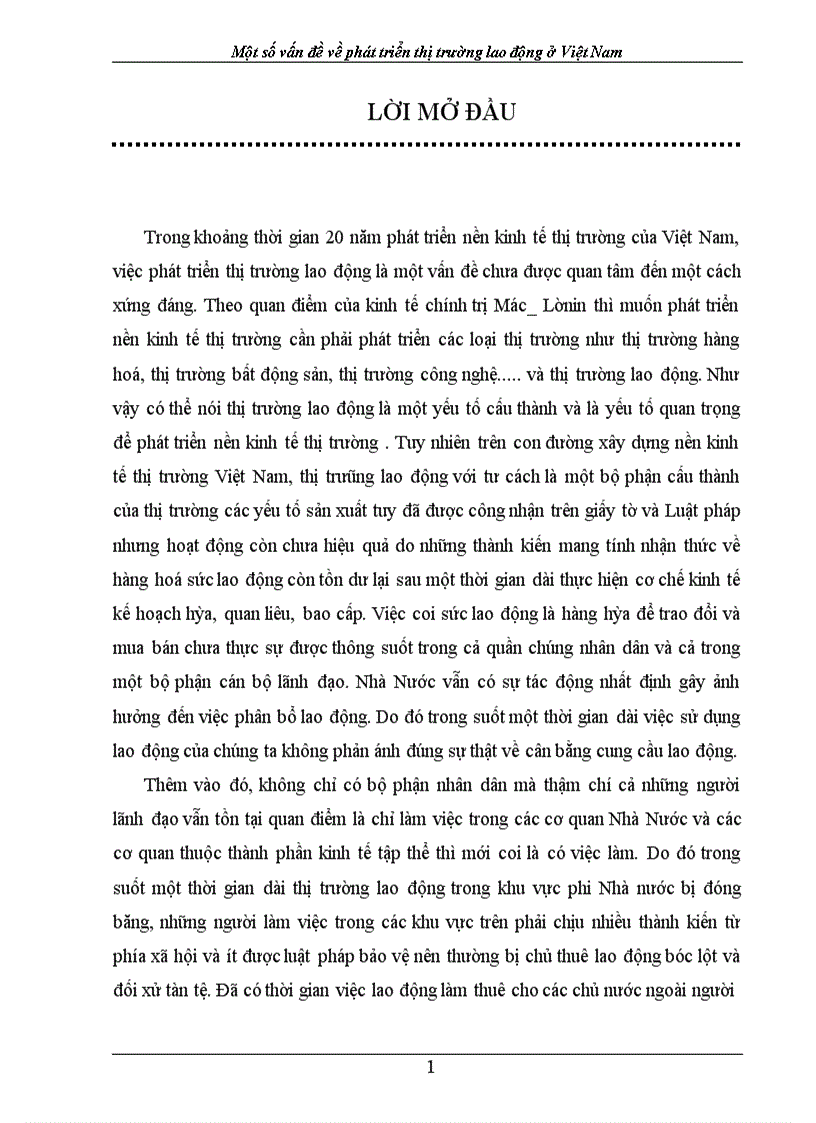 image for page Một số vấn đề về phát triển thị trường lao động Việt Nam những năm gần đây