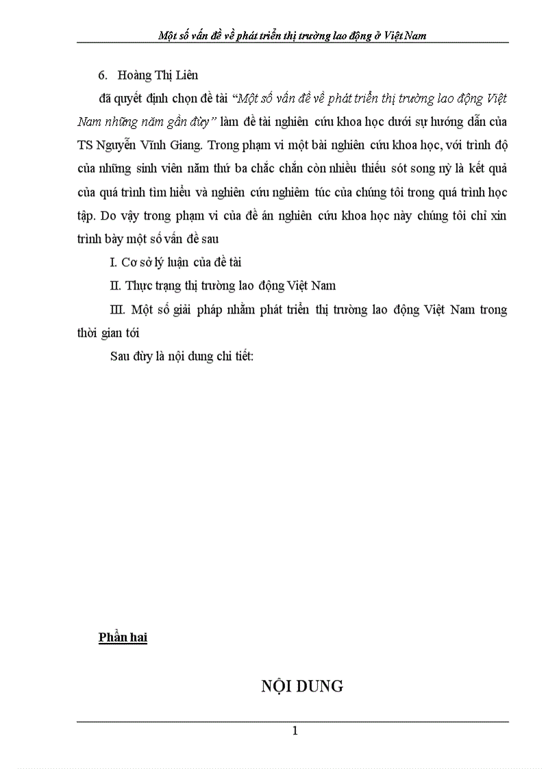 image for page Một số vấn đề về phát triển thị trường lao động Việt Nam những năm gần đây