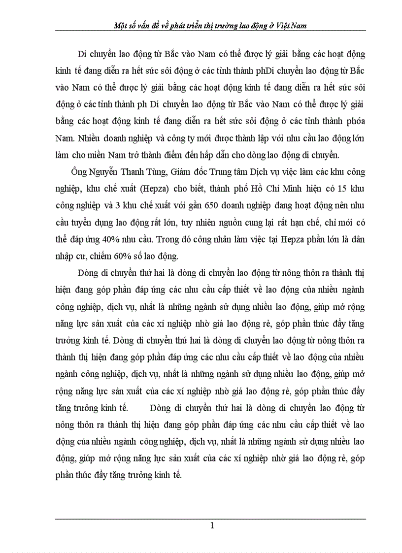 image for page Một số vấn đề về phát triển thị trường lao động Việt Nam những năm gần đây