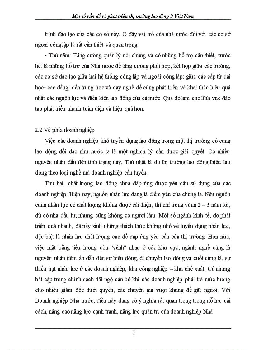 image for page Một số vấn đề về phát triển thị trường lao động Việt Nam những năm gần đây