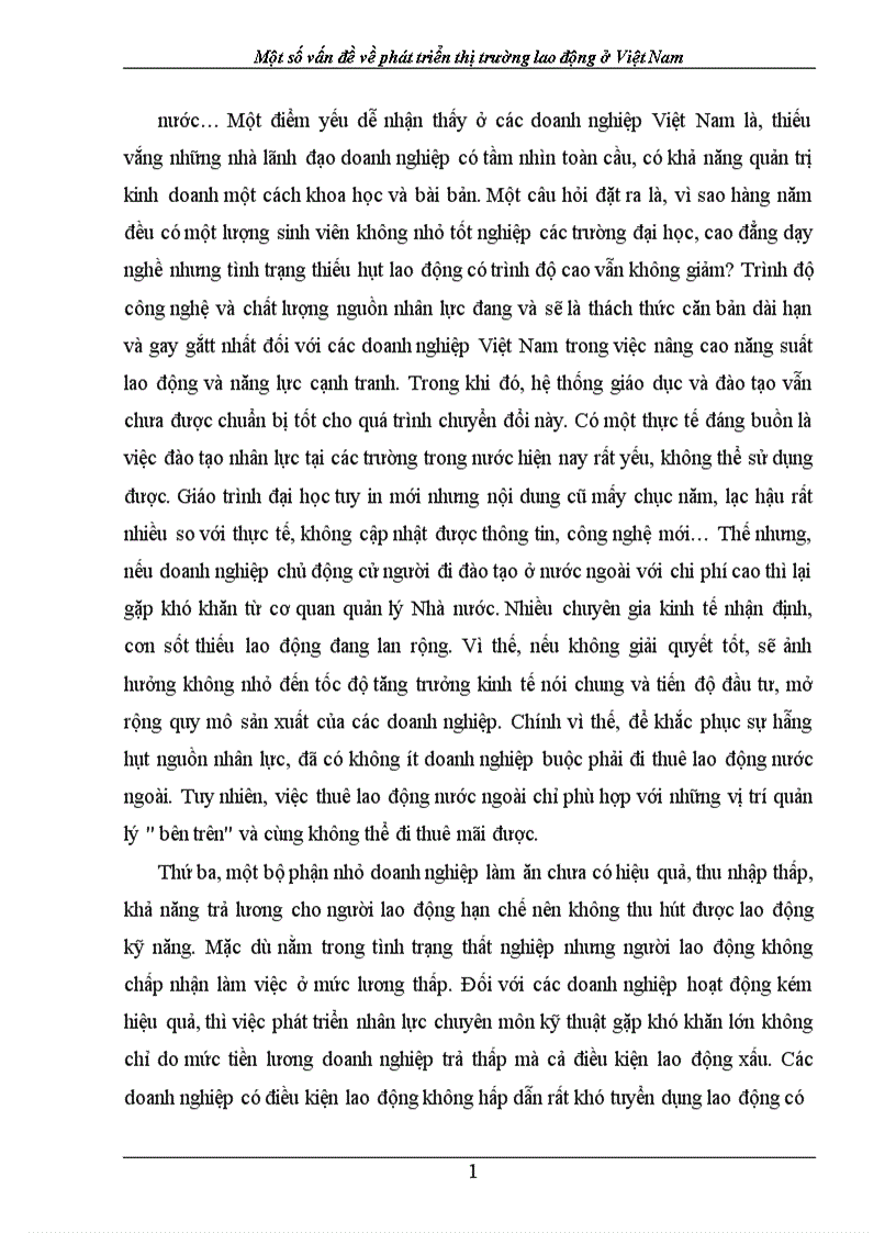 image for page Một số vấn đề về phát triển thị trường lao động Việt Nam những năm gần đây