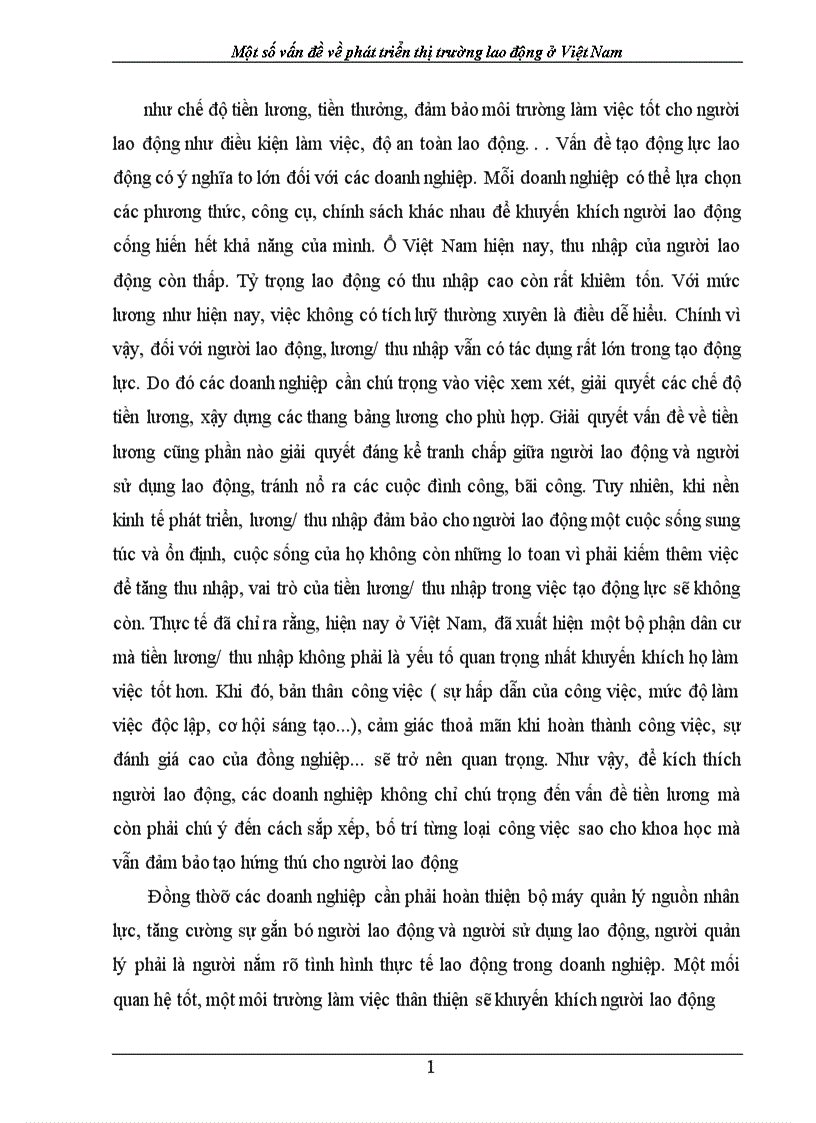 image for page Một số vấn đề về phát triển thị trường lao động Việt Nam những năm gần đây