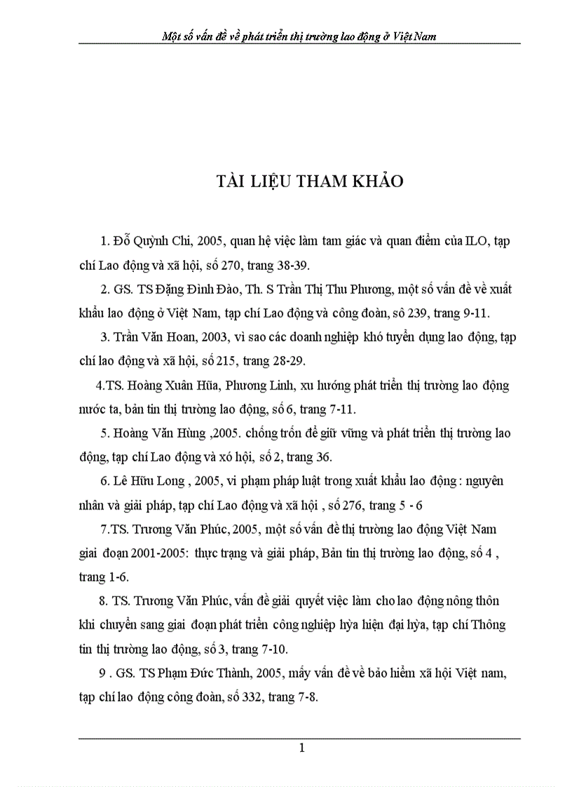 image for page Một số vấn đề về phát triển thị trường lao động Việt Nam những năm gần đây