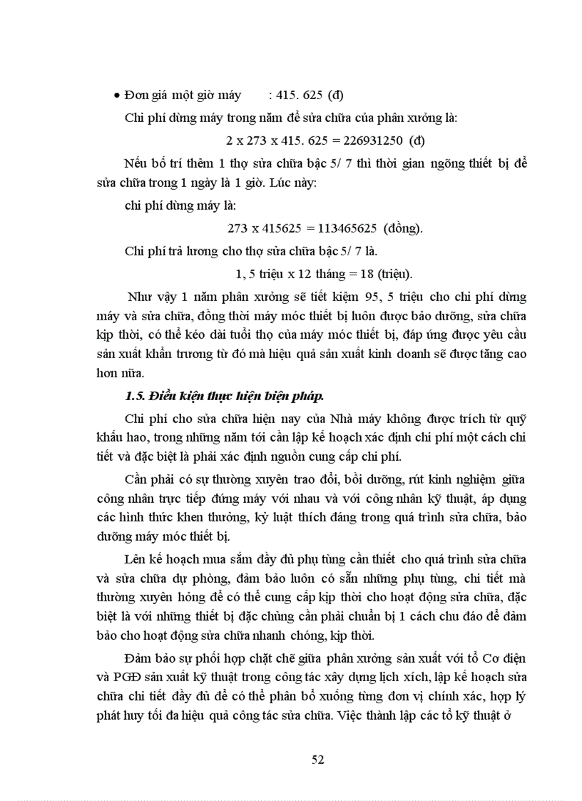 image for page Một số biện pháp cơ bản nhằm quản lý và sử dụng hiệu quả máy móc thiết bị tại nhà máy in Diên Hồng - NXBGD