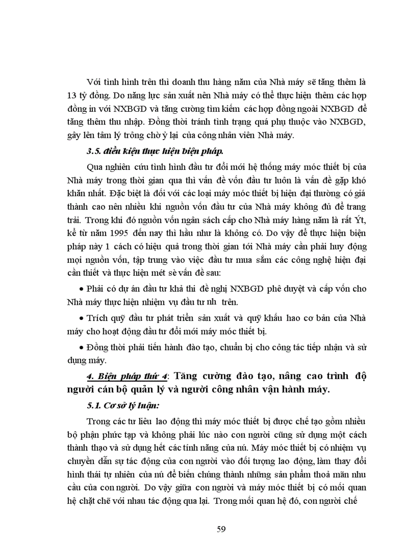 image for page Một số biện pháp cơ bản nhằm quản lý và sử dụng hiệu quả máy móc thiết bị tại nhà máy in Diên Hồng - NXBGD
