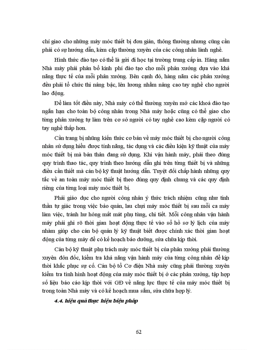 image for page Một số biện pháp cơ bản nhằm quản lý và sử dụng hiệu quả máy móc thiết bị tại nhà máy in Diên Hồng - NXBGD