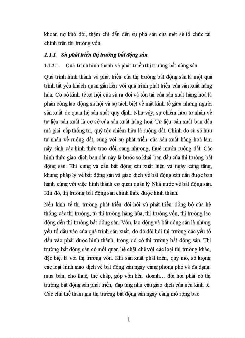 image for page Giải pháp tài chính phát triển thị trường bất động sản ở Việt Nam