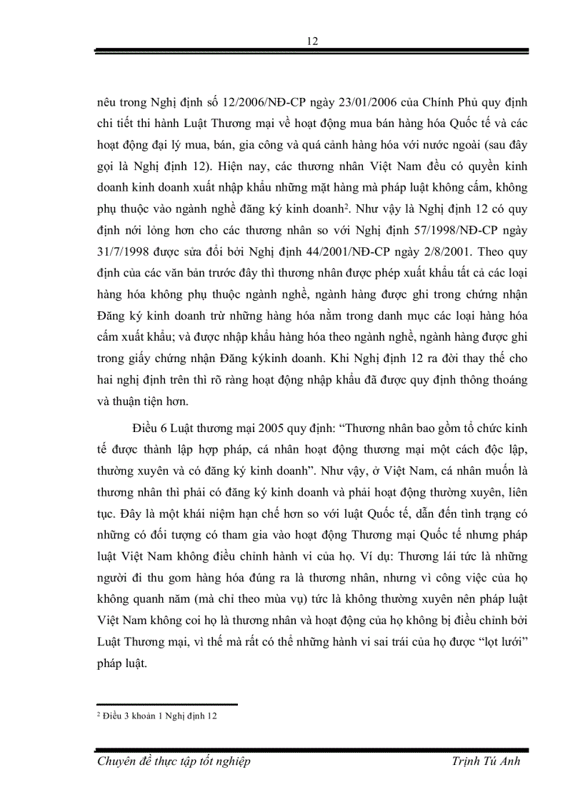 image for page Pháp luật về nhập khẩu và Thực trạng áp dụng tại Công ty Cổ Phần Thiết bị Thắng Lợi