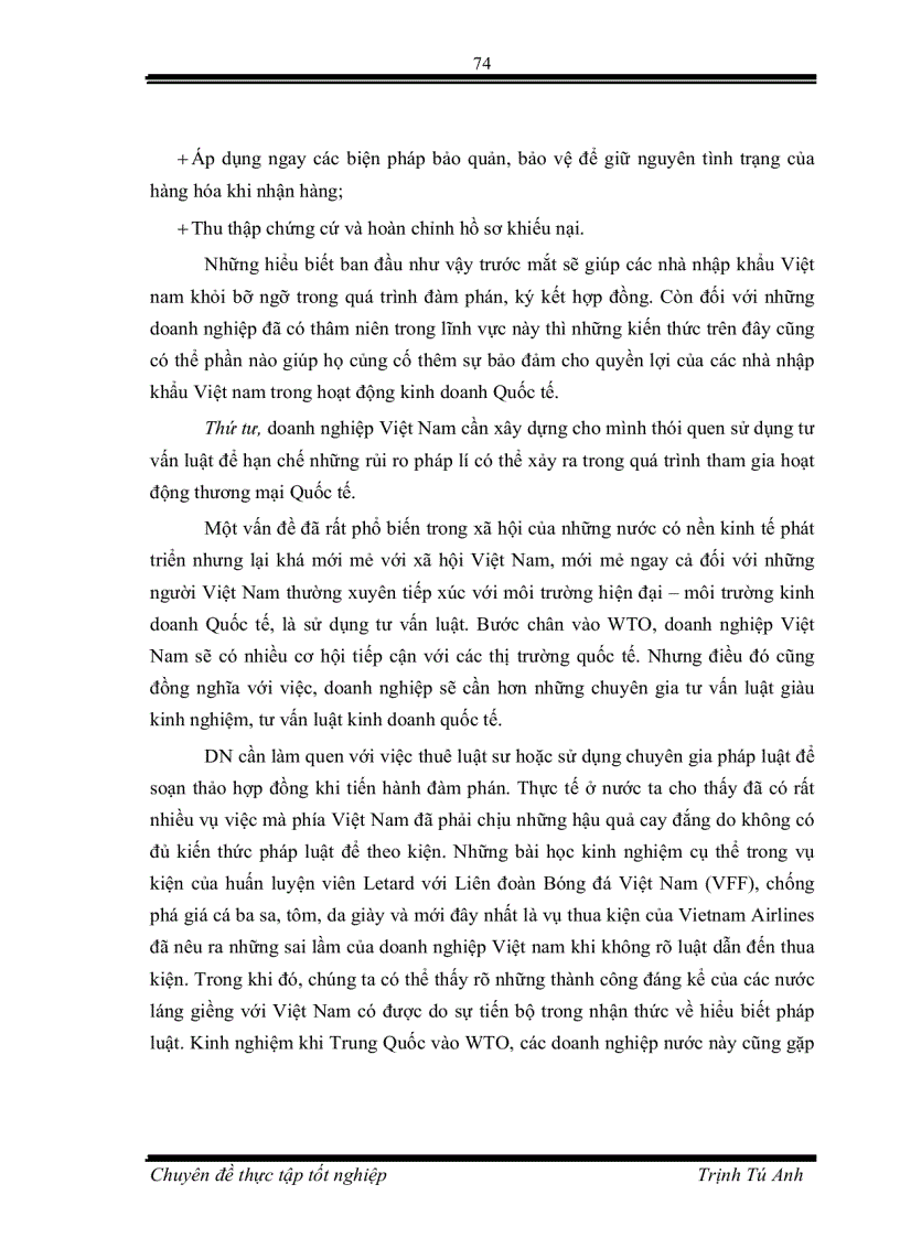 image for page Pháp luật về nhập khẩu và Thực trạng áp dụng tại Công ty Cổ Phần Thiết bị Thắng Lợi