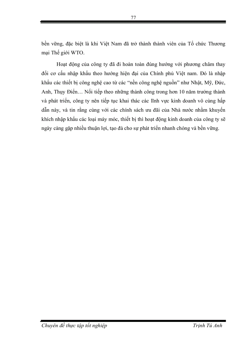 image for page Pháp luật về nhập khẩu và Thực trạng áp dụng tại Công ty Cổ Phần Thiết bị Thắng Lợi